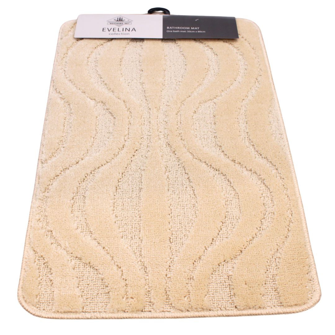 Westward Ho! Evelina 1 Piece Bath Mat – Soft Polypropylene 50 x 80 cm
